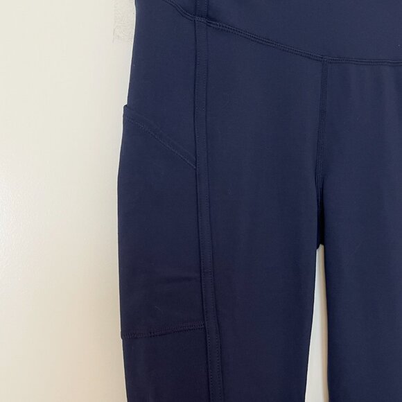 New Lilly Pulitzer Luxletic Small Leggings Weekender High Rise True Navy Blue - Picture 5 of 10